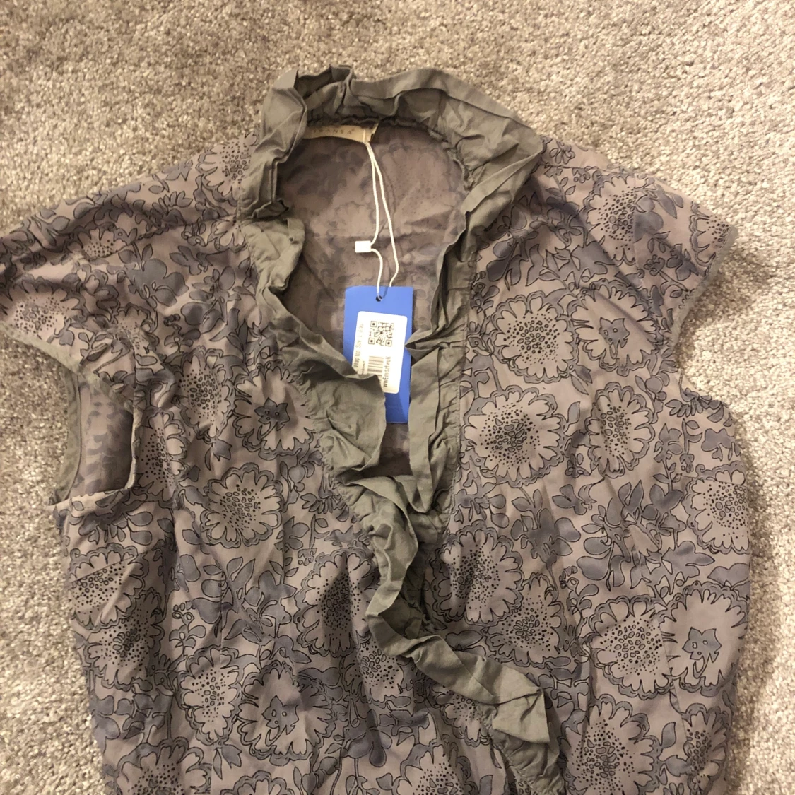 Mönstrad blus  - 90