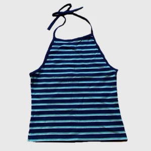 randig knut topp - superfin randig topp med halterneck 💫 