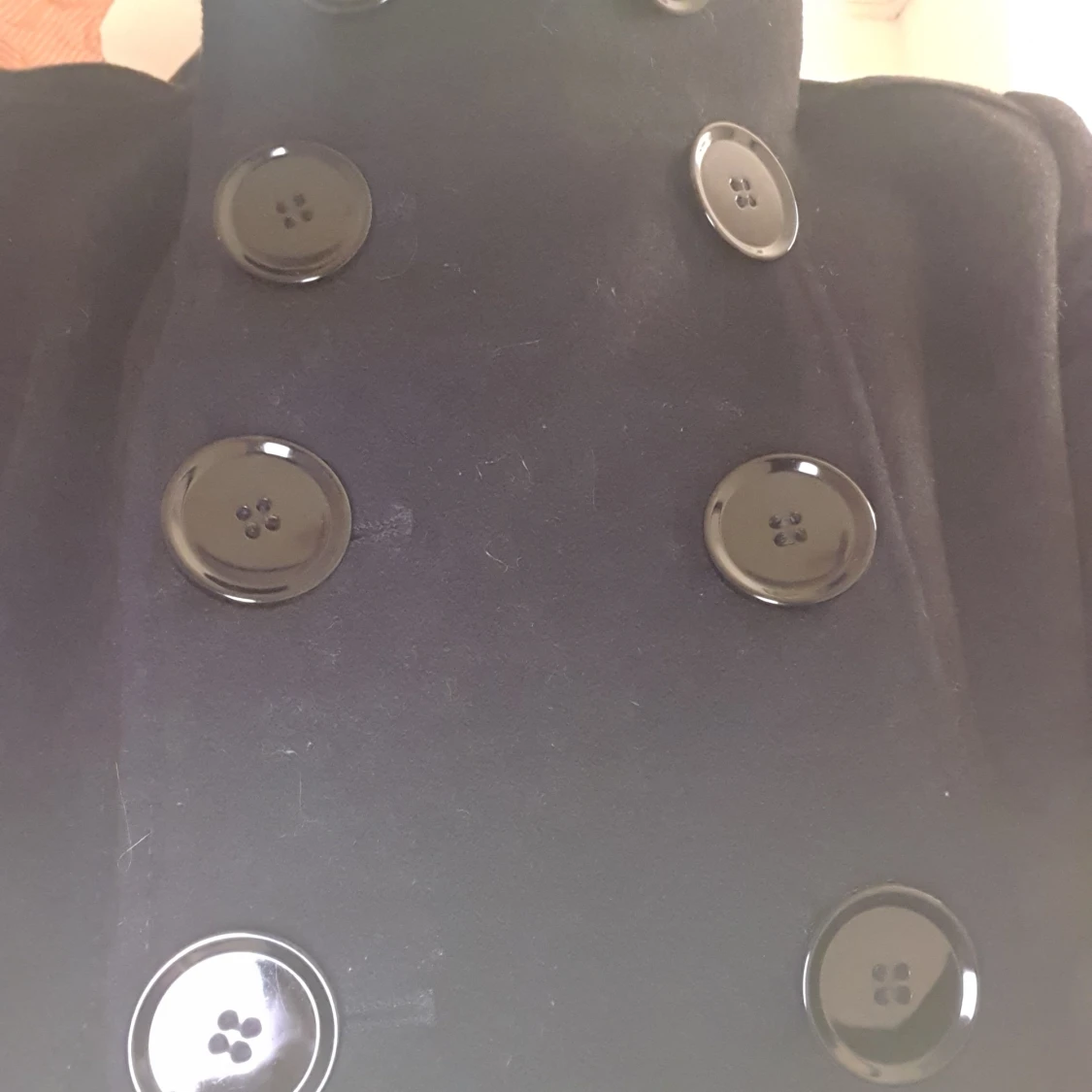 Varm höstkappa i ull/polyester  - 90