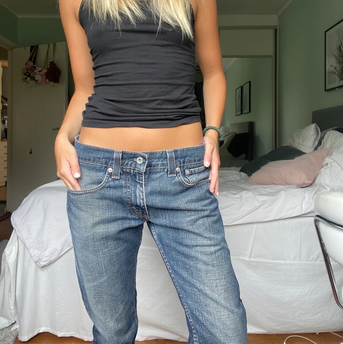 Lågmidjade Levis jeans - 90