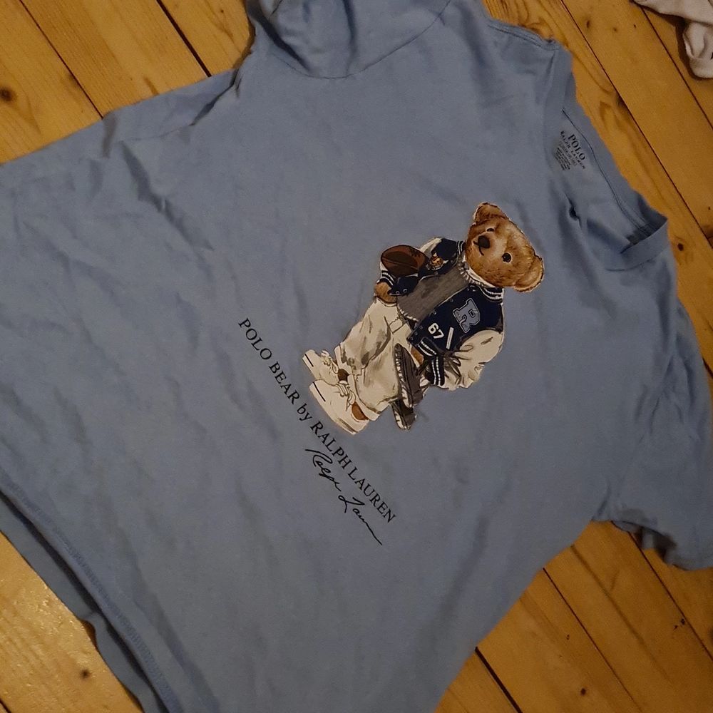 Blå Ralph Lauren Polo Bear T-Shirt | Plick Second Hand
