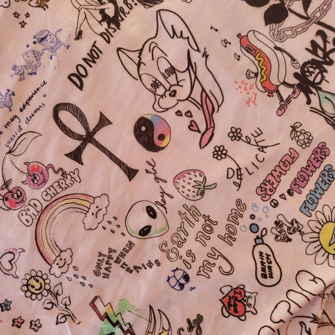 Mönstrad klänning  - 91