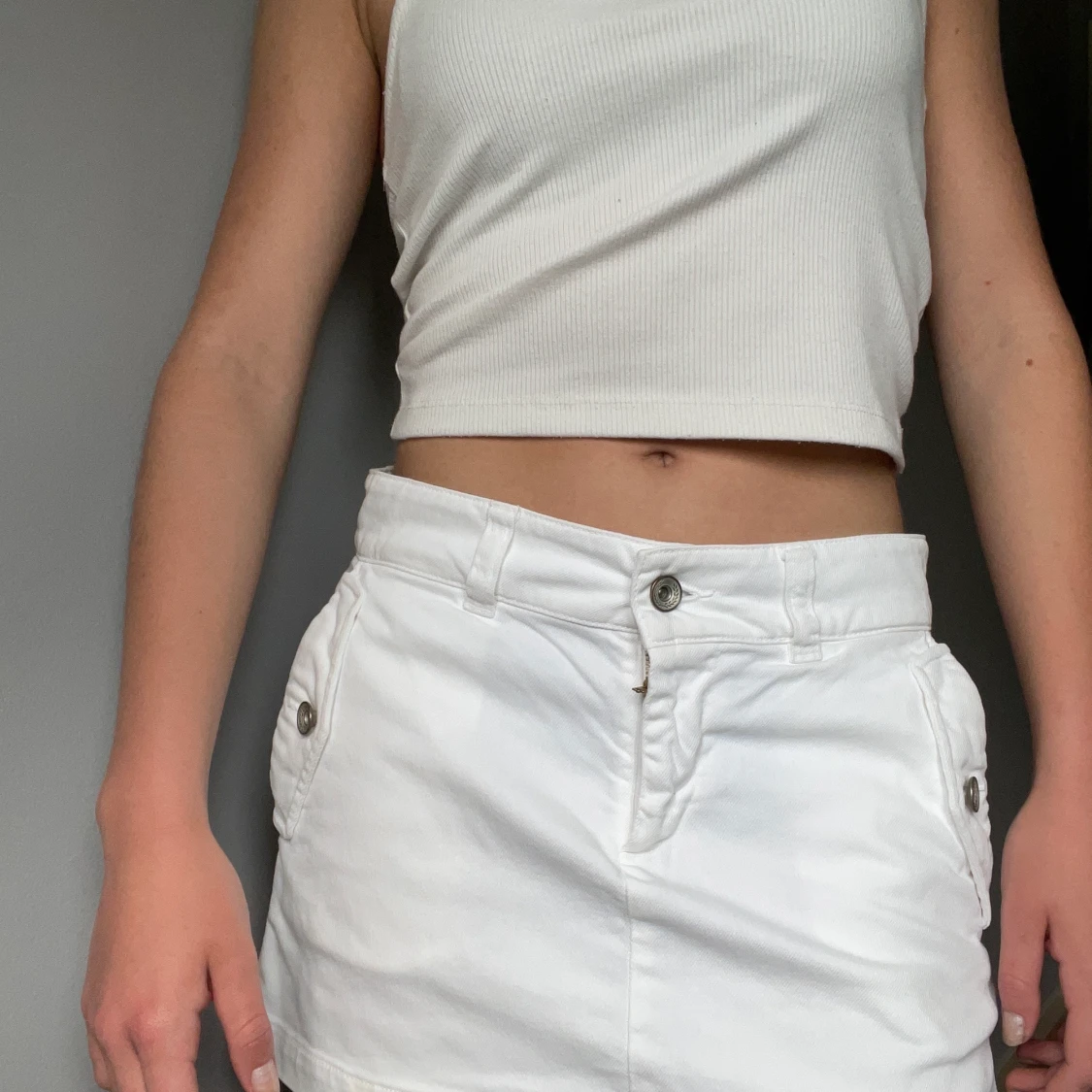 Fred Perry jeansskjol  - 90