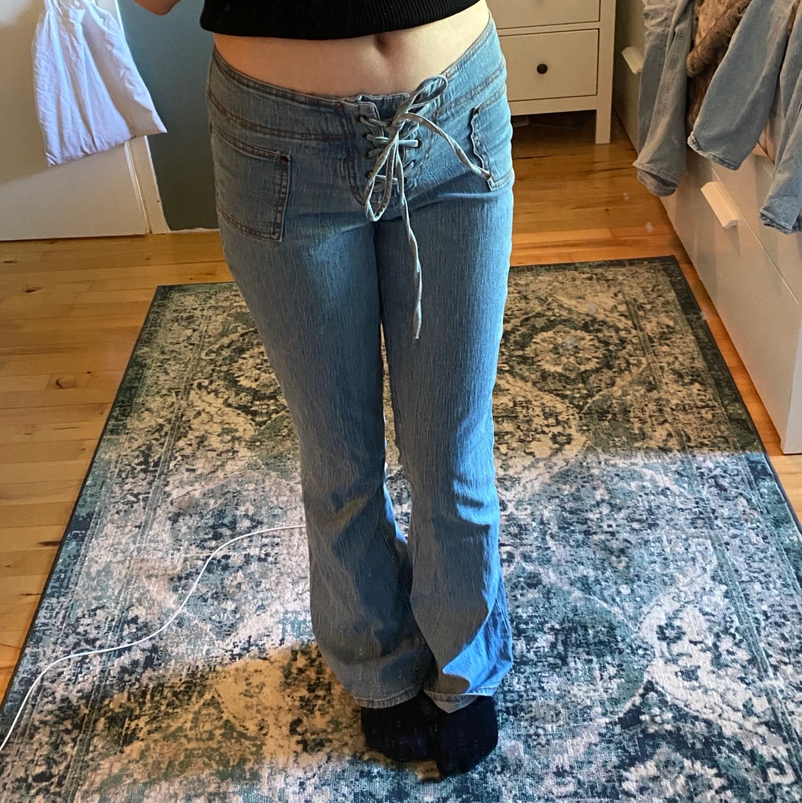 Lågmidjade jeans - 90