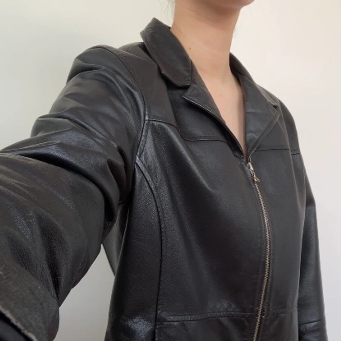 Läderjacka S/M - 91