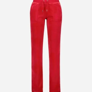 Röda juciy byxor - Inget fel på byxorna princip som nya, säljer dom då dom ej kommer till användning. Köparen står för frakten💕