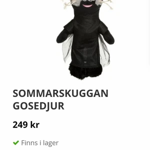 Sommarskuggan mjukdjur ny! - helt ny,min son fick den i förrgår men är dessvärre för rädd för den.  100% polyester,30 cm lång,tvättbar.  djur och rökfritt hem, fraktar eller möts upp!