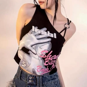 y2k topp - storlek: passar S och M. möts upp i stockholm eller fraktar. toppen finns kvar. 🖤