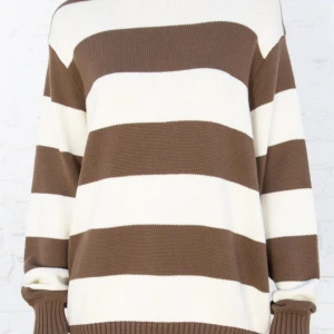 Brianna sweater  - Brianna sweater från Brandy Melville i brun och vit🤍🤎