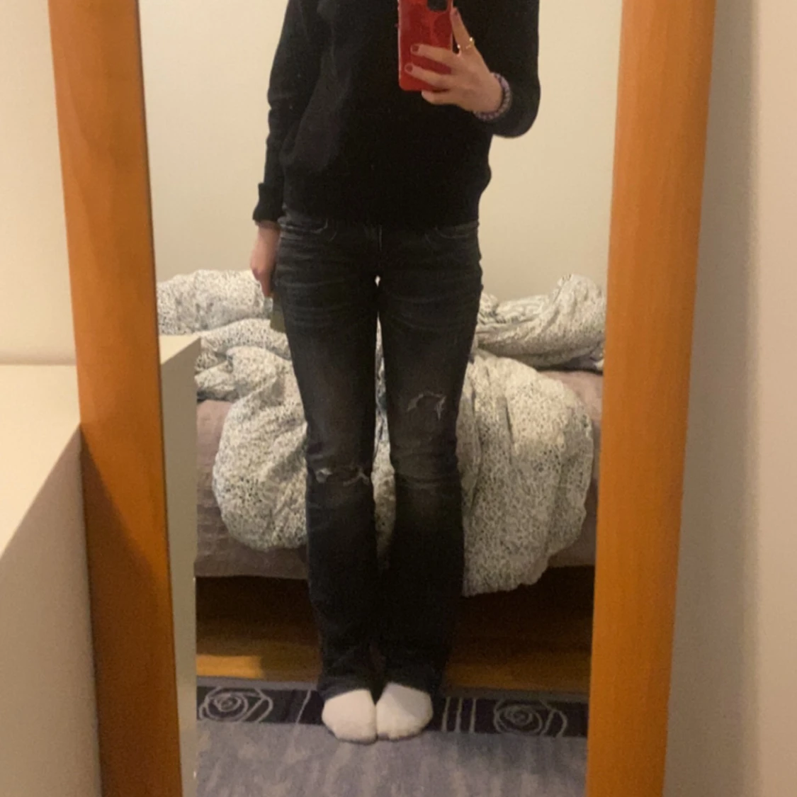 Gråa ltb jeans  - 90