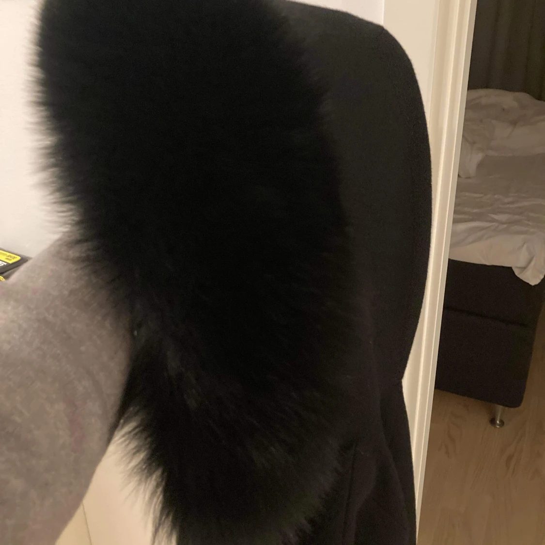 Kappa med äkta päls  - 90