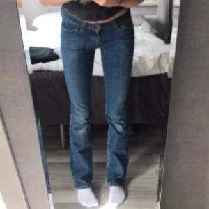 Dessa perfekta low-rise bootcut- jeans används alldeles för sällan av mig, så jag slänger motvilligt ut en liten intressekoll. Supersnygga med sin låga midja och långa ben, samt det lite tjockare jeanstyget som man inte får tag på i nyproducerade jeans. ⭐️