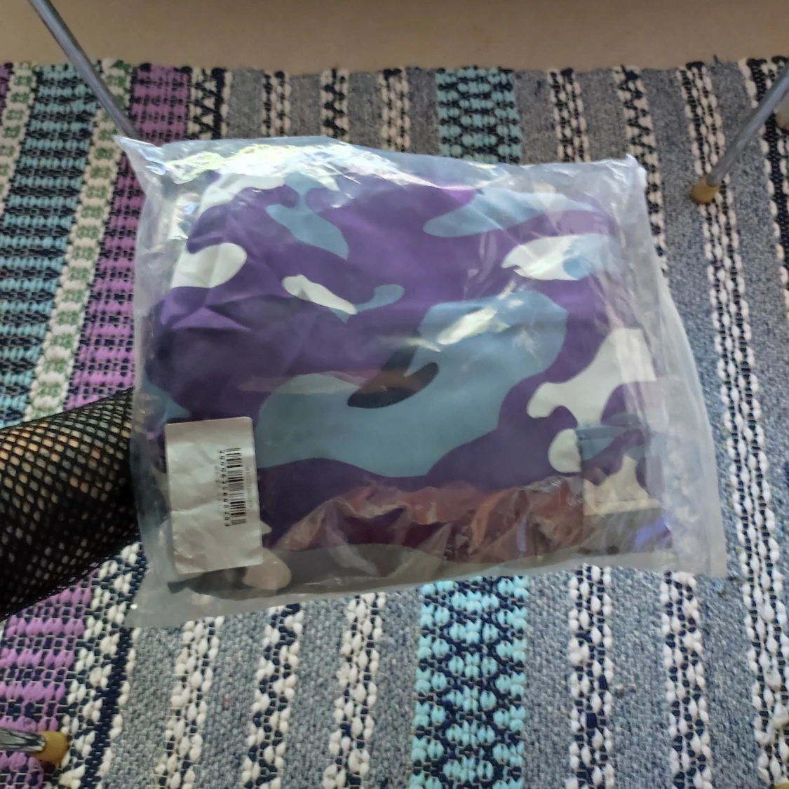 Cargo pants lila/grå/vit - 90