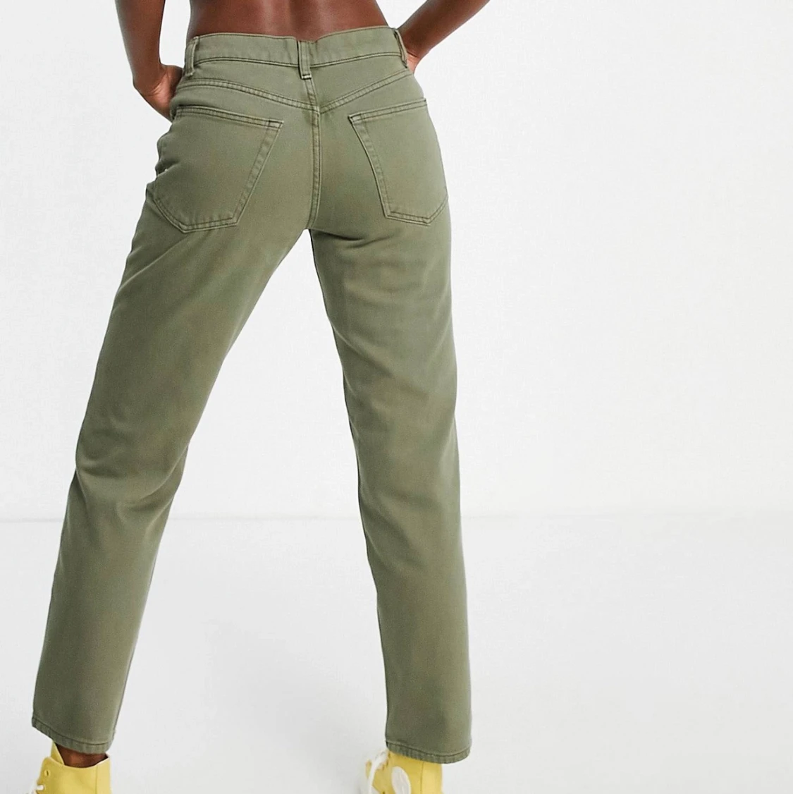 Gröna jeans med låg midja - 90