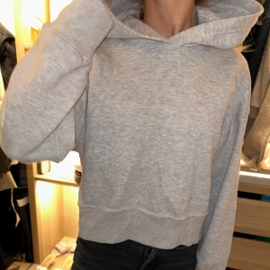 Hoodie från Zara - Grå Hoodie från Zara i storlek XS, knappt använd så väldigt fint skick. Nypris 299 🥰