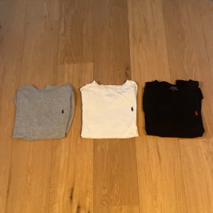 3 t shirtar 350 kr inklusive frakt.  - Bra skick en grå en vid ich en svart.