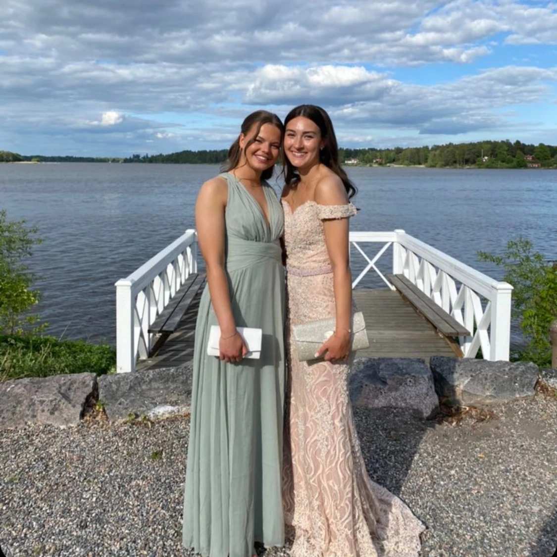 Mintgrön balklänning, Nelly