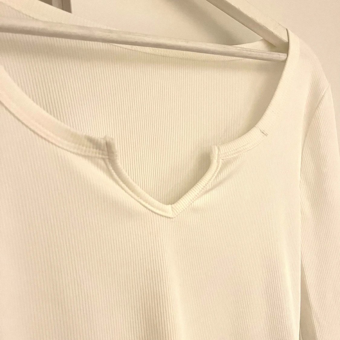 Vit långärmad topp - 2