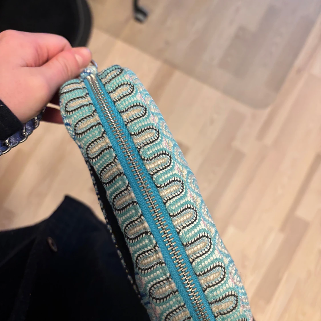 Mönstrad axelväska med dragkedja Becksöndergaard - 90