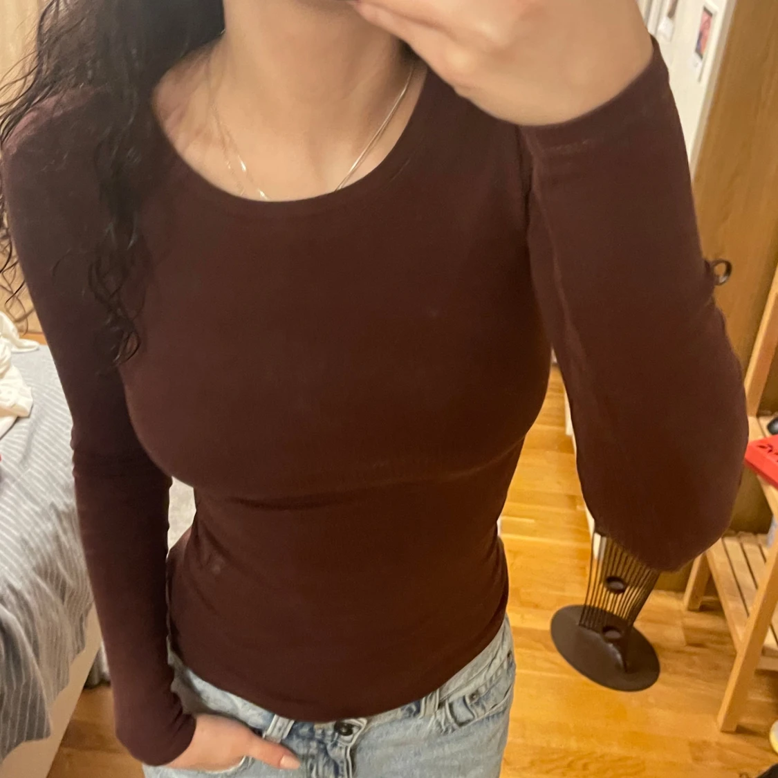 Brun långärmad topp från New Yorkers