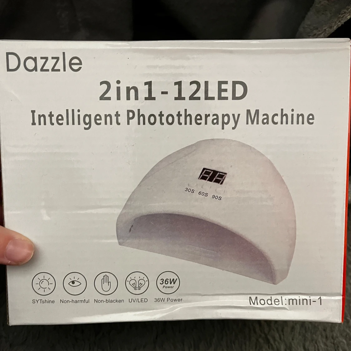 Dazzle 2in1-12LED Nagellampa - 90