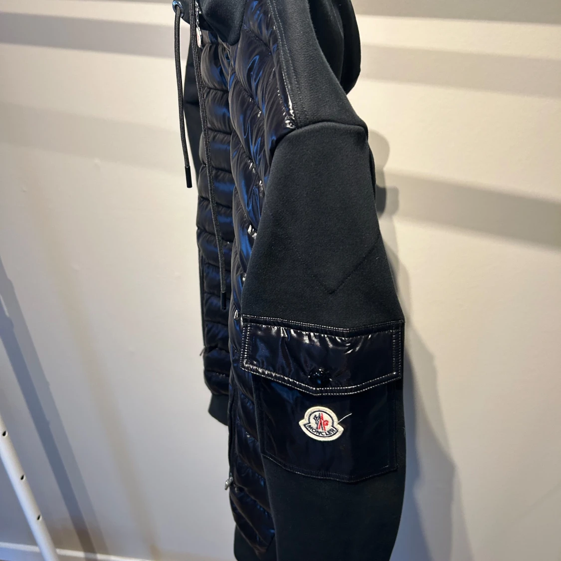 Svart quiltad jacka från Moncler - 91