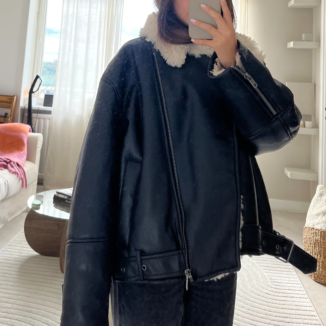 Shearlingjacka - 90