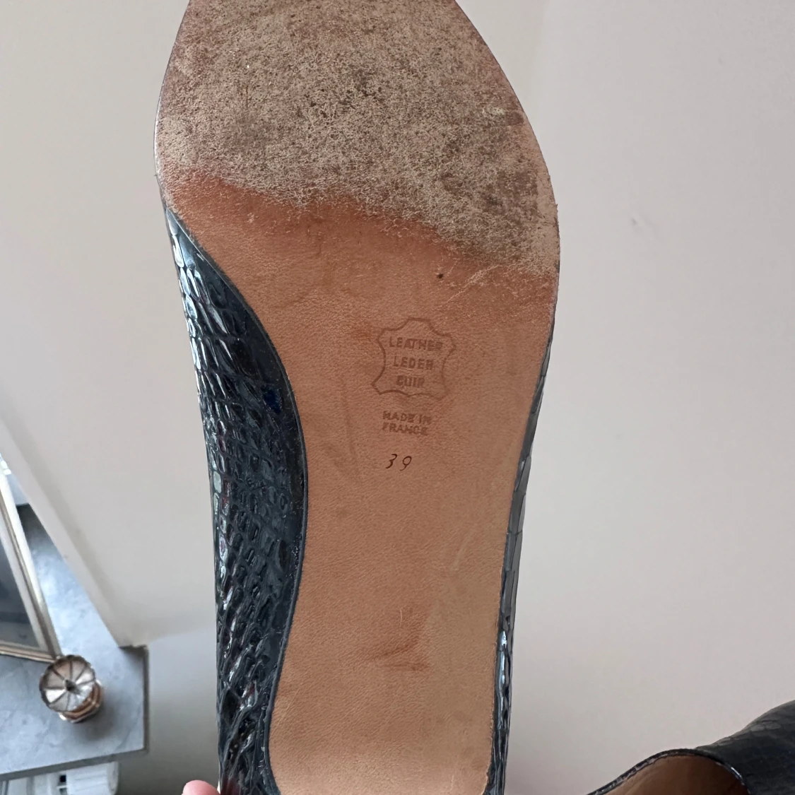 Vintage läder klackar från Granit stl 38 - 2