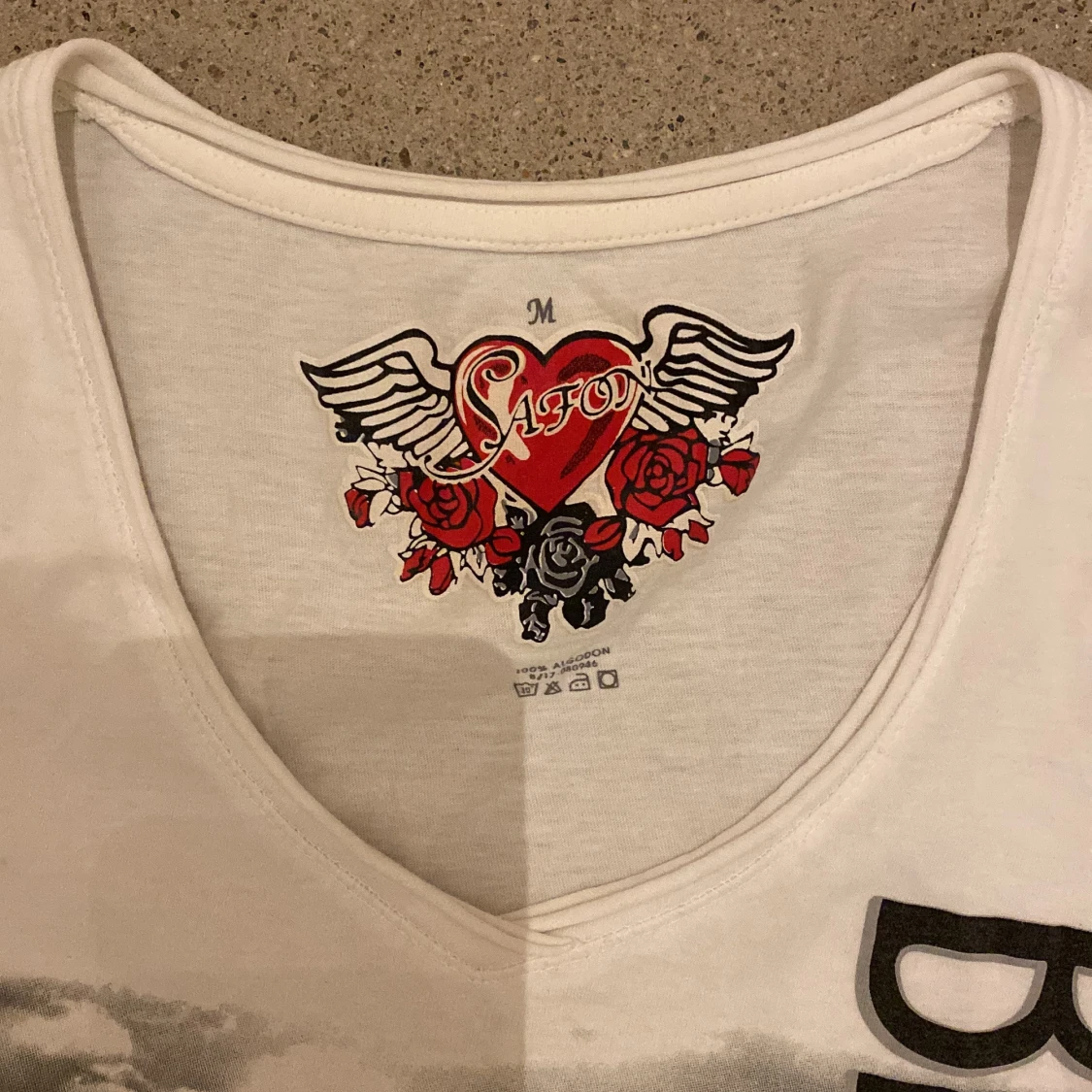 T-shirt med tryck  - 1