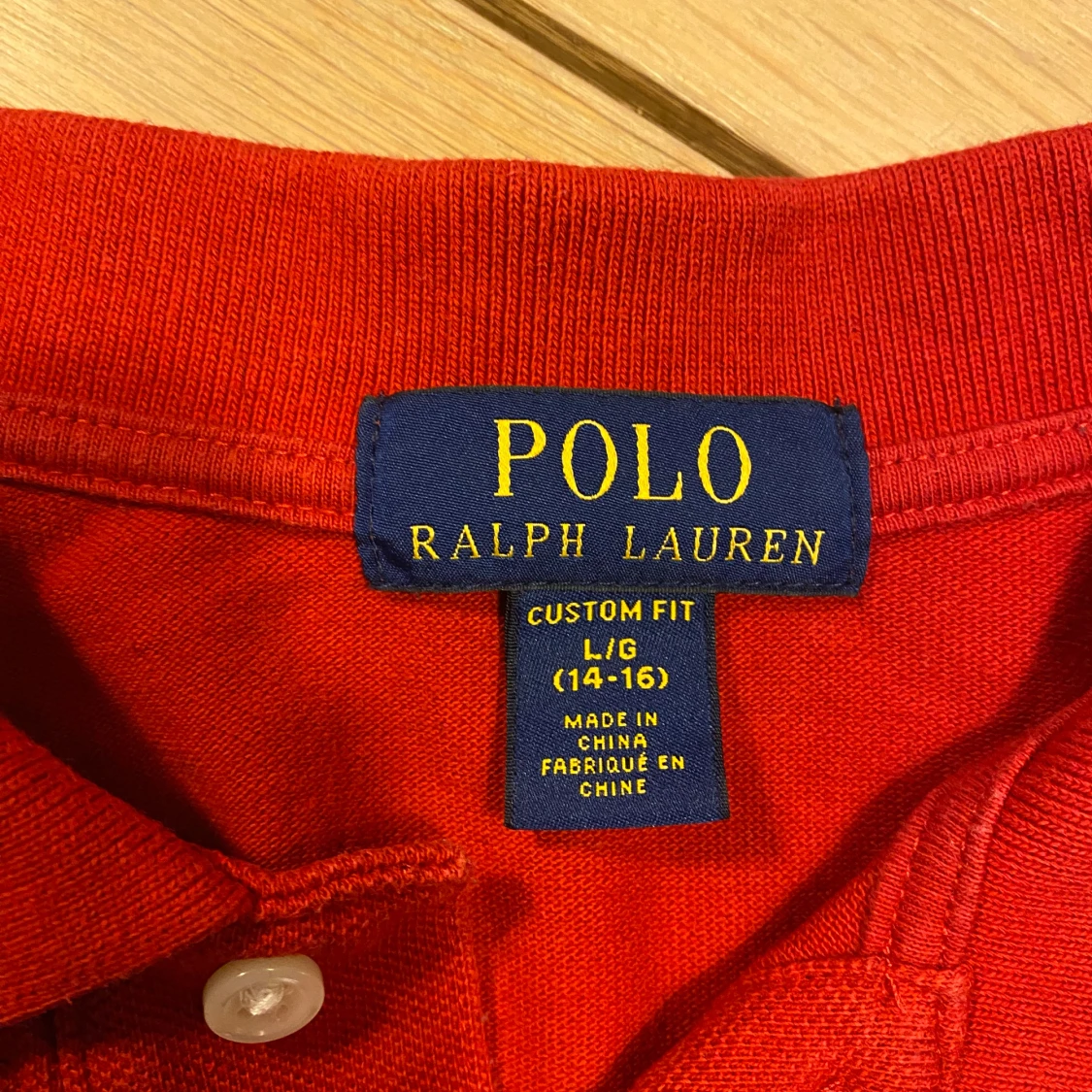 Röd pikétröja från Ralph Lauren - 2