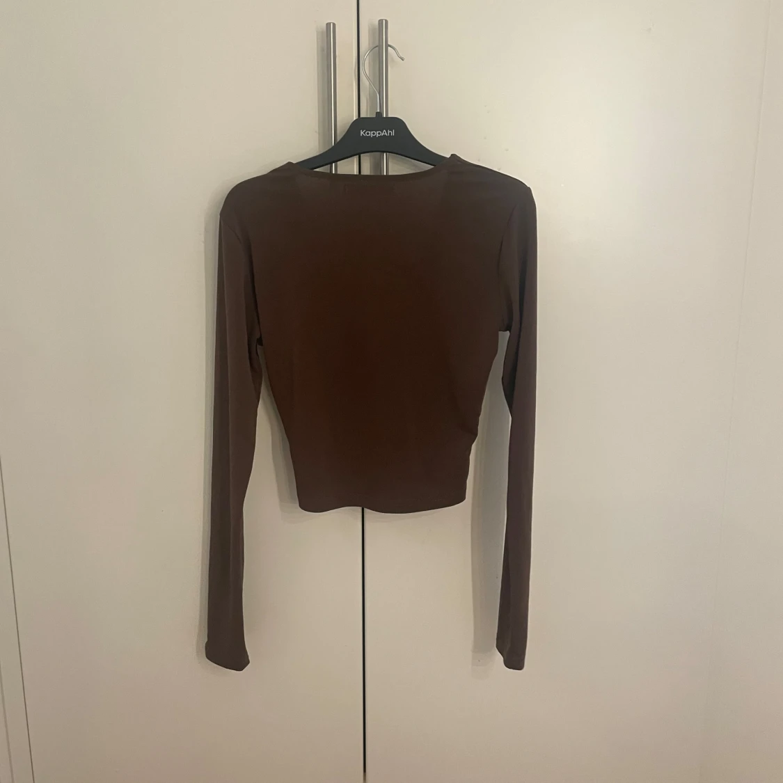 Brun långärmad topp - 1