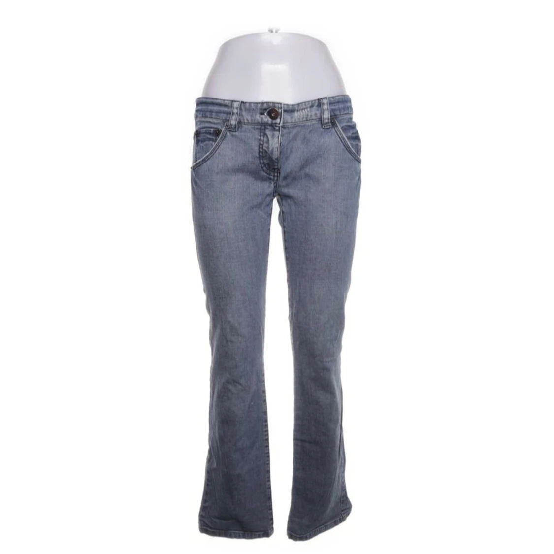 Blå bootcut jeans - 90