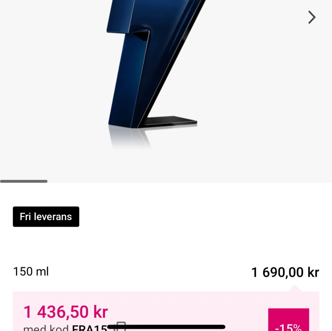 Blixtrande parfymflaska EDP - 90