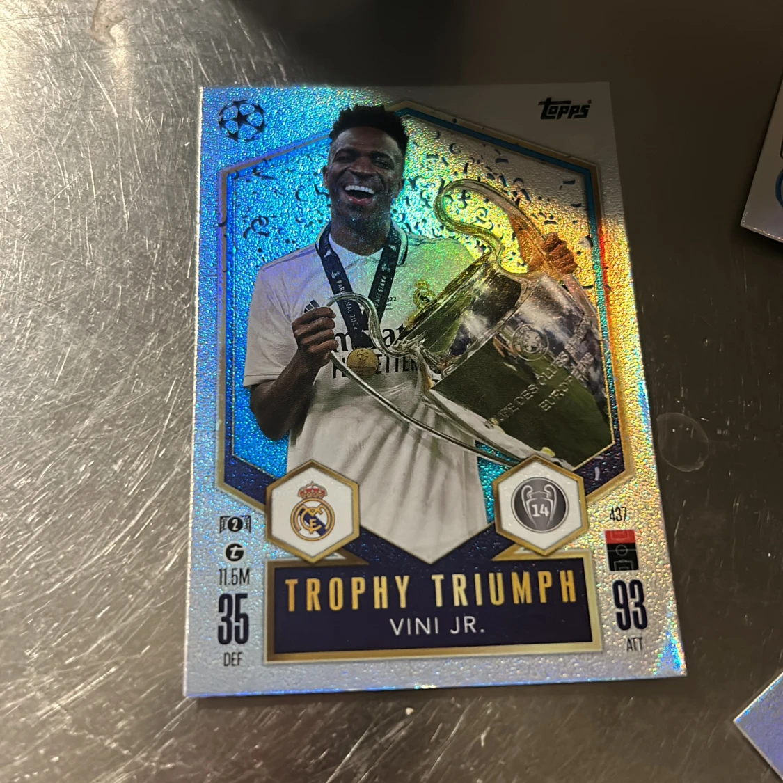 Fotbollskort Trophy Triumph Vini Jr.