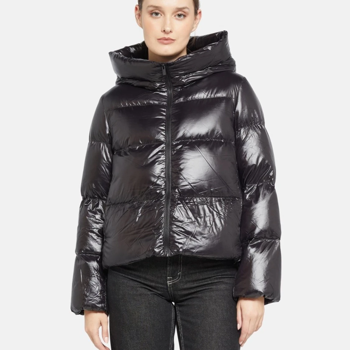 Svart vinterjacka  - 90