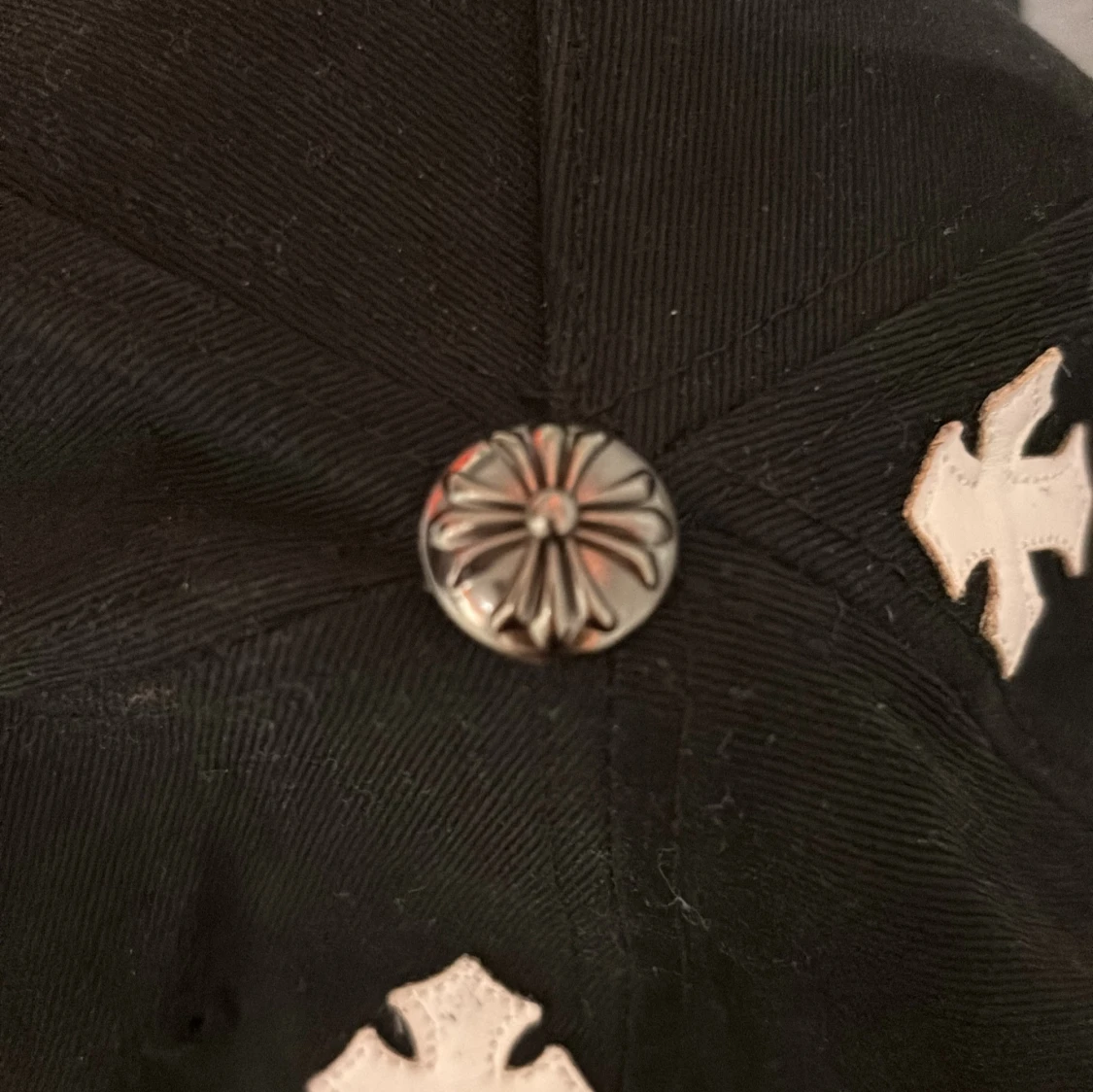 Svart Chrome Hearts keps - 92