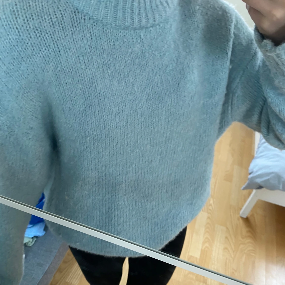 Stickad tjocktröja - 90