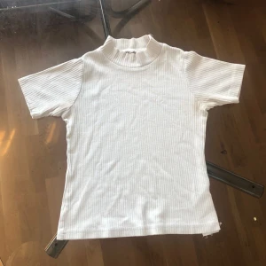 En vit tröja - En vit tröja med krage