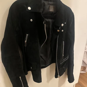 Svart mockajacka jofama - Storlek s/36,  bra skick