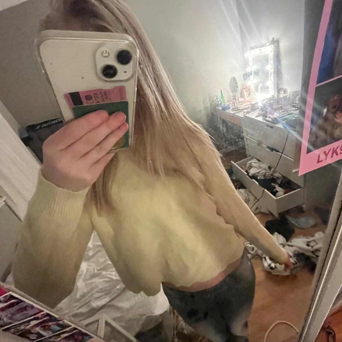 Gul stickad  tröja från carin wester 