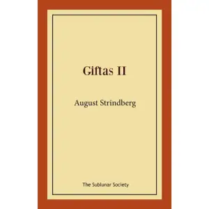 Giftas I (1884) är en novellsamling. Novellerna, med sina äktenskapsskildringar, var August Strindbergs inlägg i kvinnofrågan och 1880-talets sedlighetsdebatt. Flera av novellerna anses allmänt höra till det bästa han har skrivit. Ett kortare stycke i novellen Dygdens lön resulterade i den s.k. Giftasprocessen, där författaren emellertid senare frikändes. Det var dock inte synen på kvinnans roll och äktenskapet som ledde till att författaren åtalades; istället kom åtalet att omfatta ”hädelse emot Gud eller gäckeri af Guds ord eller sakramenten”.Giftas II gavs ut 1886, efter tryckfrihetsprocessen, och skiljer sig från den första delen, där författaren hade predikat kärlekens evangelium. Tonen i Giftas II är allvarligare och bittrare och Strindberg angriper här inte bara kvinnorörelsen utan även kvinnan per se.I kraft av sin konstnärliga originalitet hör Giftas I och II fortfarande till författarens mest lästa och analyserade verk.    Format Häftad   Omfång 183 sidor   Språk Svenska   Förlag The Sublunar Society   Utgivningsdatum 2021-09-24   ISBN 9789189235533  