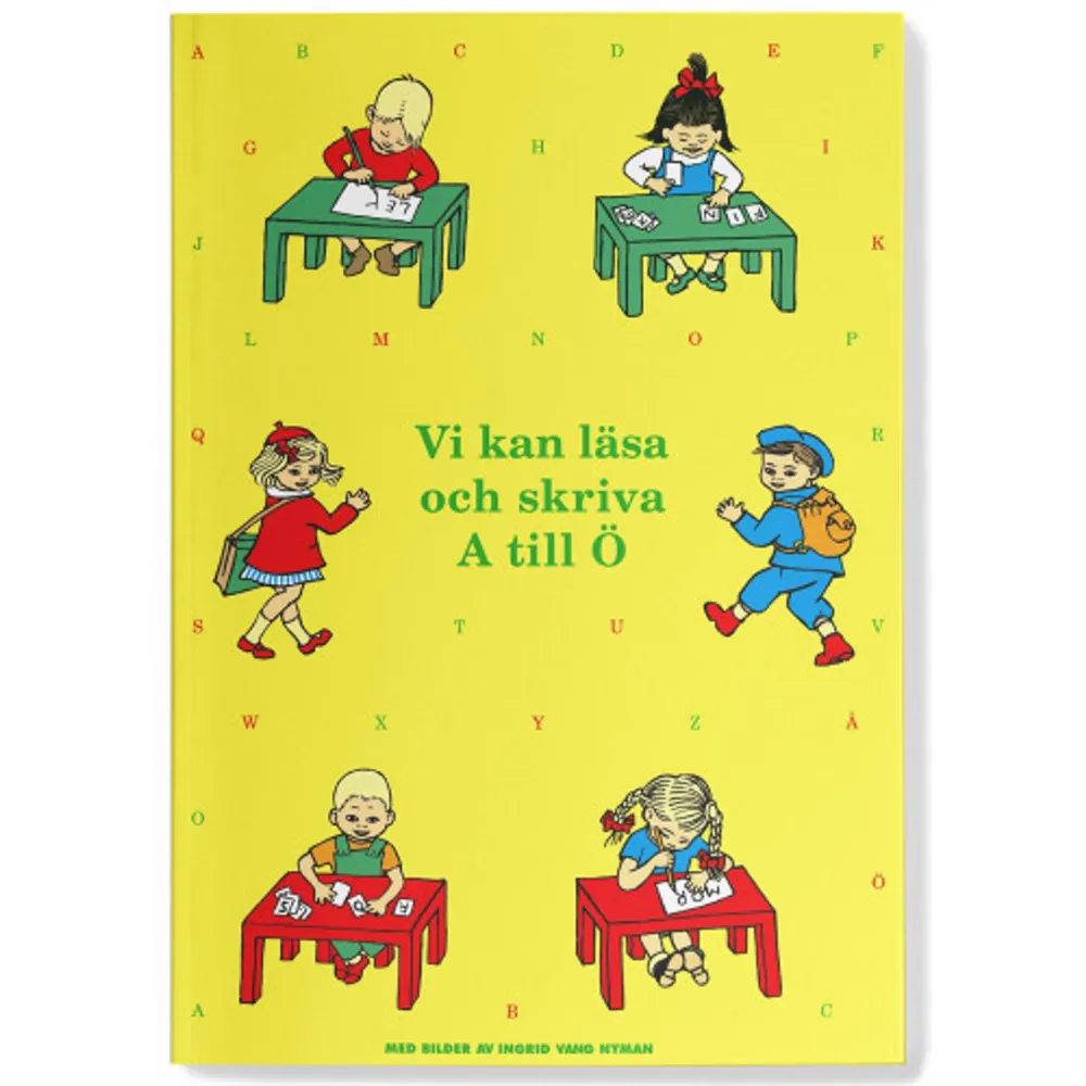 Lär dig läsa och skriva på ett pedagogiskt sätt med de klassiska skolboksbilderna av Ingrid Vang Nyman. Anvisningar hur varje bokstav skrivs med tillhörande övningar. Finns även med siffor, 1-10, Vi kan räkna från 1 till 10″ Format Häftad Omfång 36 sidor Språk Svenska Förlag Hjelm förlag Utgivningsdatum 2009-08-01 Medverkande Ingrid Vang Nyman Medverkande Jonas Hjelm ISBN 9789185275489 . Böcker.
