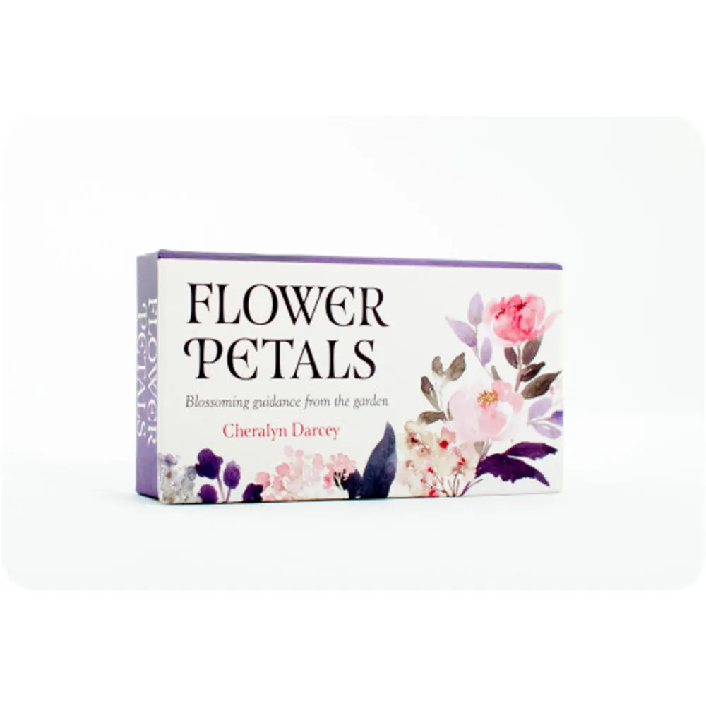 FLOWER PETALS is a set of 40 inspirational mini-cards with reminders of life's beauty through the hidden meanings of flowers and the symbolic connection they share with us. Learn to speak the secret language of flowers and develop a deeper appreciation of nature, written by botanical expert, author and artist, Cheralyn Darcey.. Böcker.