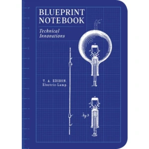 Blueprint Notebook: Technical Innovations (häftad, eng) - Blueprint Notebook: Technical Innovations är mer än en anteckningsbok. Varje sida har en vacker ritning av en lysande historisk innovation. Det ljusblåa högkvalitativa papperet är perfekt för att ta anteckningar och skriva ner dina tankar och att-göra-listor.Inkluderar några av de viktigaste tekniska innovationerna under de senaste 200 åren, allt från arkimedesskruven, ångmaskinen, enigmamaskinen och glödlampan, till högtflygande föremål som helikoptern, satelliten och rymdkapseln, till moderniteter som till exempel datorn, CD-spelaren och videospelskonsolen. Blueprint Notebook: Technical Innovations ger dig möjligheten att inspireras av några av historiens mest geniala tekniska uppfinningar när du skissar på dina egna idéer för nästa stora grej!Blueprint Notebook: Technical Innovations passar perfekt för fickor och väskor, vilket gör den till en bra följeslagare för ditt dagliga kreativa liv, eller en inspirerande överraskning åt en god vän!Vackert designade ritningar av några av de viktigaste och mest lysande innovationerna genom historien.Högkvalitativt papper: 96 högkvalitativa 120gsm tjockt papper, perfekt både för att skriva och rita på.Flera användningsområden: Lämplig för skolan, kontoret eller hemmet. Gör anteckningar, klottra ner att-göra-listor eller använd som dagbok.Perfekt present: En inspirerande anteckningsbok som är en perfekt present till en blivande uppfinnare!Se även in den andra delen i Blueprint Notebook-serien: Architectural Masterpieces     Format Häftad   Omfång 96 sidor   Språk Engelska   Förlag Dokument Press   Utgivningsdatum 2023-05-26   ISBN 9789188369772  