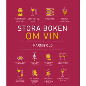 Stora boken om vin är den perfekta boken för dig som letar efter en praktisk guide till vinprovning, där du får lära dig att njuta av och förstå vin för din egen skull, inte för andras. Känner du varken doften av kaprifol eller smaken av tobak? Än sen då! Den här boken hjälper dig på ett lättfattligt sätt att upptäcka vilka viner du tycker om och varför du gör det. Sakligt, utan krånglig jargong och med massor av informativa bilder förklaras här allt du behöver veta om vin: Hur man pratar om, provar och köper vin, samt allt om olika druvsorter och vinregioner. Under tiden som du läser kan du ordna roliga vinprovningar och med bokens hjälp lära känna viner från hela världen. Du får lära dig att prata om vin, hitta viner som du gillar och hur du ska förvara och servera dem för att de ska komma till sin rätt. Med hjälp av lättfattliga illustrationer och roliga hemprovningsförslag kan du utforska hela spektrumet av vita viner, röda viner och roséviner. Du får ingående beskrivningar av de druvsorter och vinregioner som du bara måste känna till, och alltsammans sätts i sitt sammanhang. Boken sticker hål på gamla vinmyter och ger en uppfriskande ny syn på vinets värld. 