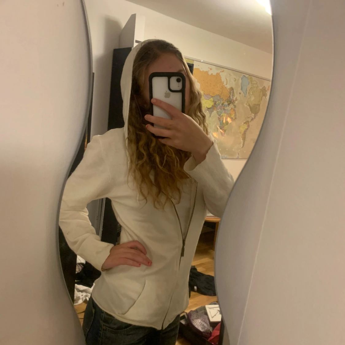 Vintage vit zip up - 93