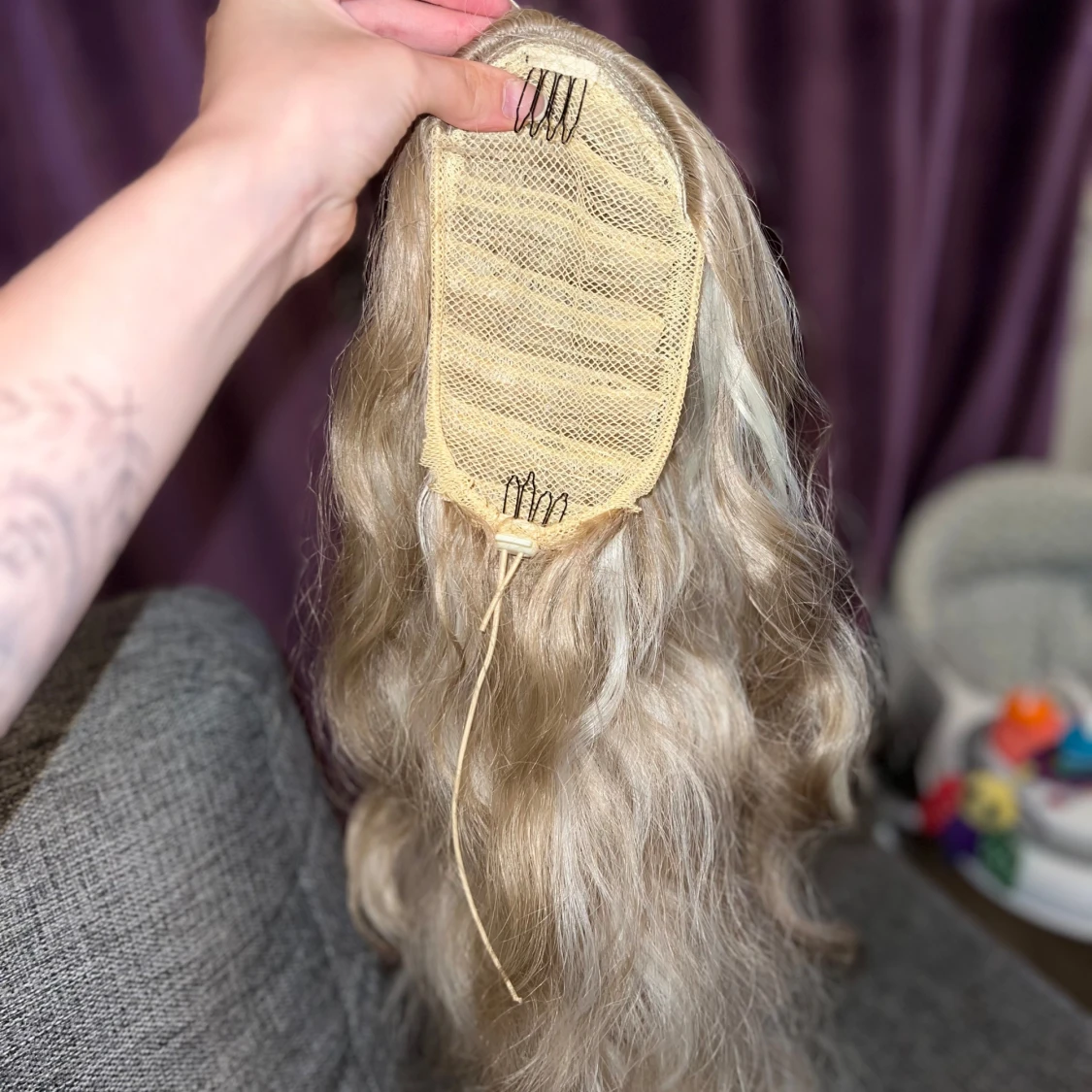 Ponytail hår - 91