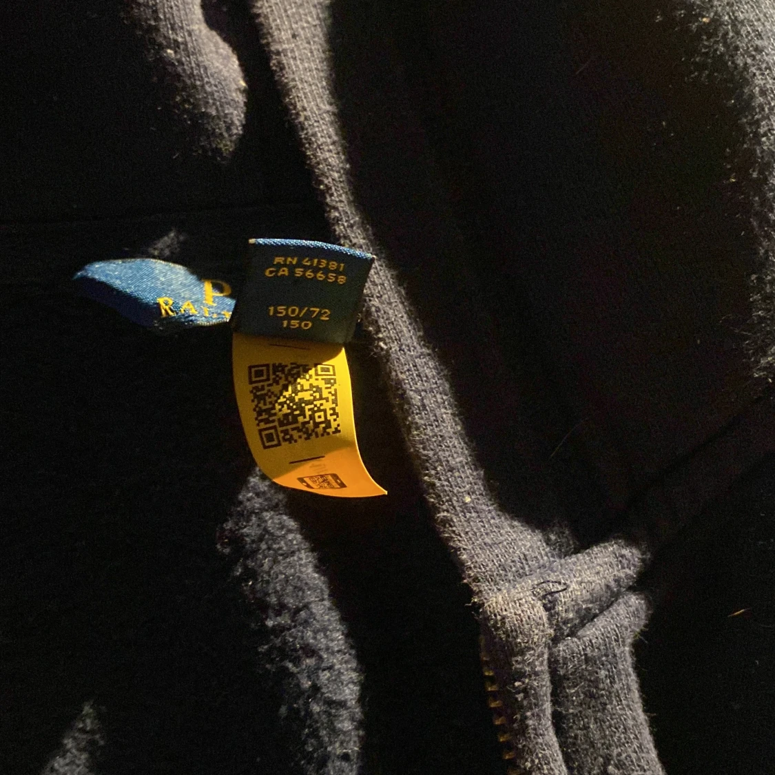 Ralph lauren zip up tröja  - 90