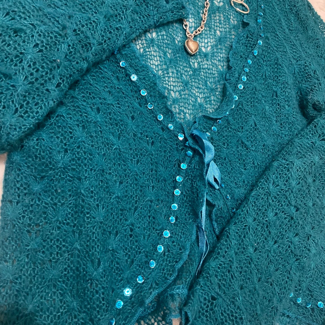 Turkos spetskofta från Brooker🩵 - 1