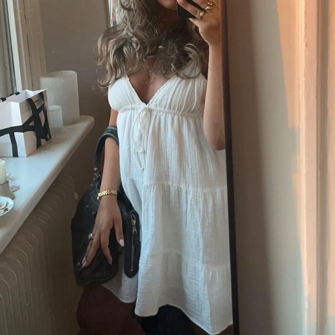 Vit sommarklänning - 1